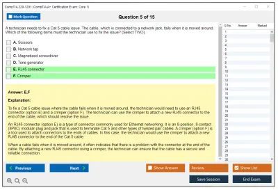CompTIA 220-1101 CompTIA A+ Certification Exam: Core 1 Practice test exam simulator test engine exam Prep practice test questions answers Image 5