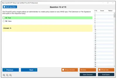 Blue Coat BCCPP Blue Coat Certified Proxy Professional, V4.2 Practice test exam simulator test engine exam Prep practice test questions answers Image 12
