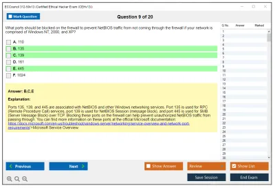 ECCouncil 312-50v13 Certified Ethical Hacker Exam (CEHv13) Practice test exam simulator test engine exam Prep practice test questions answers Image 9