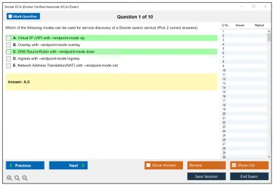 Docker DCA Docker Certified Associate (DCA) Exam Practice test exam simulator test engine exam Prep practice test questions answers Image 1