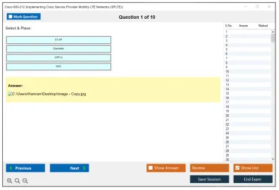 Cisco 600-212 Implementing Cisco Service Provider Mobility LTE Networks (SPLTE) Practice test exam simulator test engine exam Prep practice test questions answers Image 1