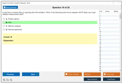 CompTIA N10-007 CompTIA Network+ 2018 Practice test exam simulator test engine exam Prep practice test questions answers Image 19