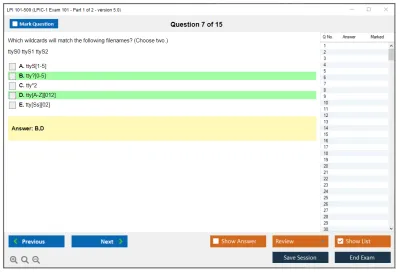 LPI 101-500 LPIC-1 Exam 101, Part 1 of 2, version 5.0 Practice test exam simulator test engine exam Prep practice test questions answers Image 7