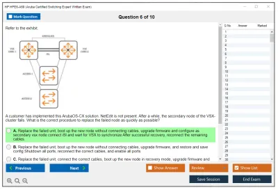 HP HPE6-A69 Aruba Certified Switching Expert Written Exam Practice test exam simulator test engine exam Prep practice test questions answers Image 6