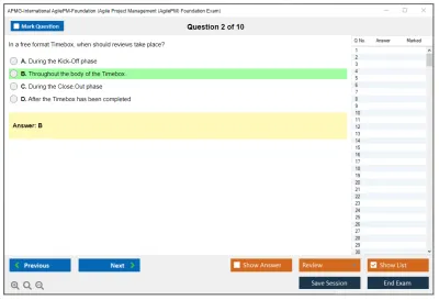 APMG-International AgilePM-Foundation Agile Project Management (AgilePM) Foundation Exam Practice test exam simulator test engine exam Prep practice test questions answers Image 2