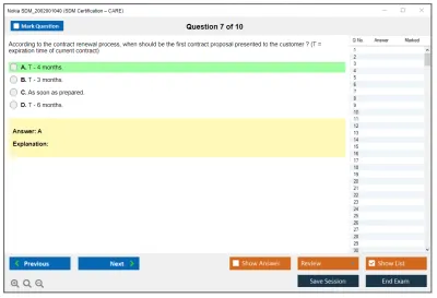 Nokia SDM_2002001040 SDM Certification – CARE Practice test exam simulator test engine exam Prep practice test questions answers Image 7