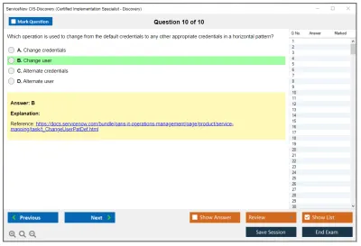 ServiceNow CIS-Discovery Certified Implementation Specialist - Discovery Practice test exam simulator test engine exam Prep practice test questions answers Image 10