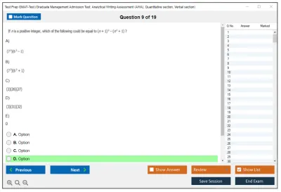 Test Prep GMAT-Test Graduate Management Admission Test (2022) Practice test exam simulator test engine exam Prep practice test questions answers Image 9