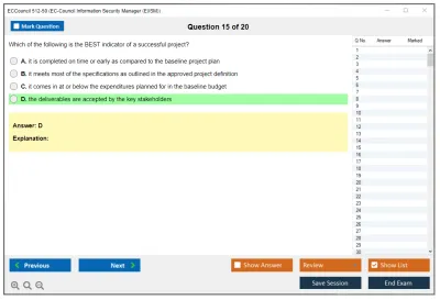 ECCouncil 512-50 EC-Council Information Security Manager (E|ISM) Practice test exam simulator test engine exam Prep practice test questions answers Image 15