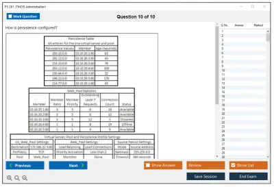 F5 201 TMOS Administration Practice test exam simulator test engine exam Prep practice test questions answers Image 10