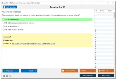 Oracle 1z0-105 Oracle Linux 6 Advanced System Administration Practice test exam simulator test engine exam Prep practice test questions answers Image 9