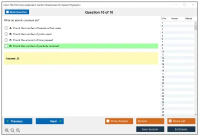Cisco 700-702 Cisco Application Centric Infrastructure for System Engineers Practice test exam simulator test engine exam Prep practice test questions answers Image 10