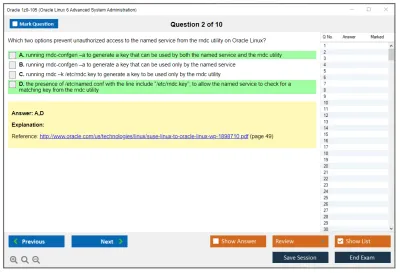 Oracle 1z0-105 Oracle Linux 6 Advanced System Administration Practice test exam simulator test engine exam Prep practice test questions answers Image 2