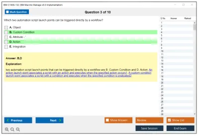 IBM C1000-132 IBM Maximo Manage v8.0 Implementation Practice test exam simulator test engine exam Prep practice test questions answers Image 3