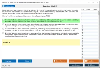 iSQI CTFL_UK_Syll2018 ISTQB Certified Tester Foundation Level (Syllabus 2018 - UK only) Practice test exam simulator test engine exam Prep practice test questions answers Image 10