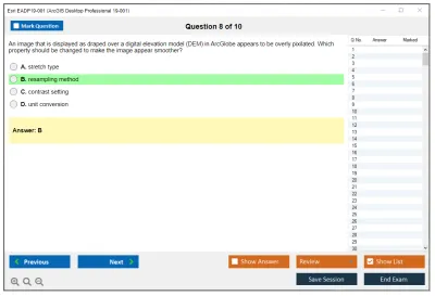 Esri EADP19-001 ArcGIS Desktop Professional 19-001 Practice test exam simulator test engine exam Prep practice test questions answers Image 8