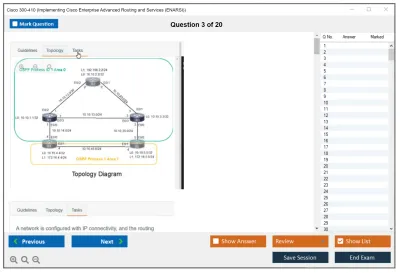 Cisco 300-410 Implementing Cisco Enterprise Advanced Routing and Services (300-410 ENARSI) Practice test exam simulator test engine exam Prep practice test questions answers Image 3