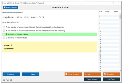 Oracle 1z0-1033-22 Oracle CPQ 2022 Implementation Professional Practice test exam simulator test engine exam Prep practice test questions answers Image 7