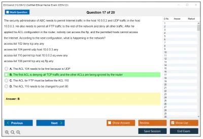 ECCouncil 312-50v12 Certified Ethical Hacker Exam (CEHv12) Practice test exam simulator test engine exam Prep practice test questions answers Image 17