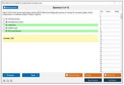 BCS ISEB-SWT2 ISTQB-BCS Certified Tester Foundation Level Practice test exam simulator test engine exam Prep practice test questions answers Image 6