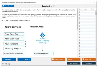 Microsoft AZ-305 Designing Microsoft Azure Infrastructure Solutions Practice test exam simulator test engine exam Prep practice test questions answers Image 2