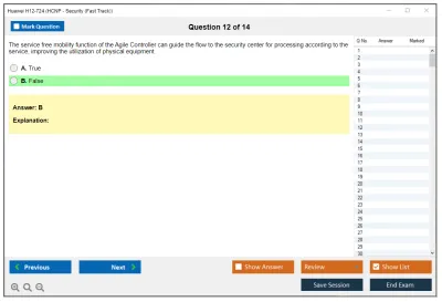 Huawei H12-724 HCIP-Security (Fast track) V1.0 Practice test exam simulator test engine exam Prep practice test questions answers Image 12