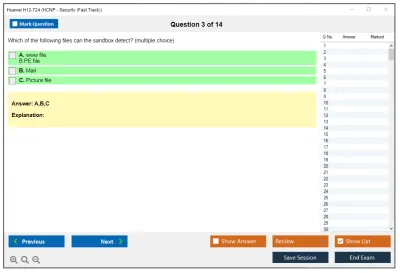 Huawei H12-724 HCIP-Security (Fast track) V1.0 Practice test exam simulator test engine exam Prep practice test questions answers Image 3