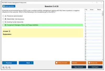 PMI PfMP Portfolio Management Professional (PfMP) Practice test exam simulator test engine exam Prep practice test questions answers Image 2