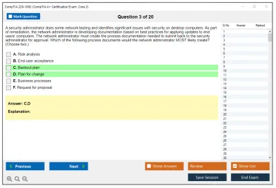CompTIA 220-1002 CompTIA A+ Certification Exam: Core 2 Practice test exam simulator test engine exam Prep practice test questions answers Image 3