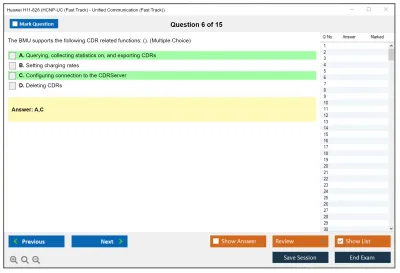 Huawei H11-828 HCNP-UC (Fast Track) - Unified Communication (Fast Track) Practice test exam simulator test engine exam Prep practice test questions answers Image 6