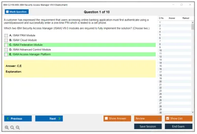 IBM C2150-609 IBM Security Access Manager V9.0 Deployment Practice test exam simulator test engine exam Prep practice test questions answers Image 1