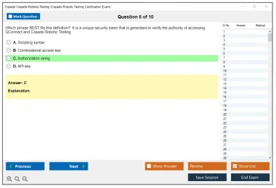 Copado Copado-Robotic-Testing Copado Robotic Testing Certification Exam Practice test exam simulator test engine exam Prep practice test questions answers Image 6