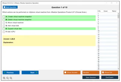 VMware 5V0-35.21 VMware vRealize Operations Specialist Practice test exam simulator test engine exam Prep practice test questions answers Image 1
