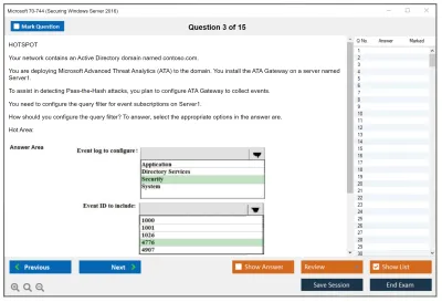 Microsoft 70-744 Securing Windows Server 2016 Practice test exam simulator test engine exam Prep practice test questions answers Image 3