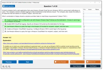 Amazon AWS SAP-C02 AWS Certified Solutions Architect - Professional Practice test exam simulator test engine exam Prep practice test questions answers Image 7