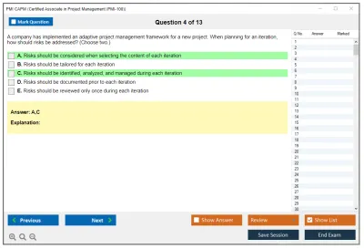 PMI CAPM Certified Associate in Project Management (CAPM) Practice test exam simulator test engine exam Prep practice test questions answers Image 4