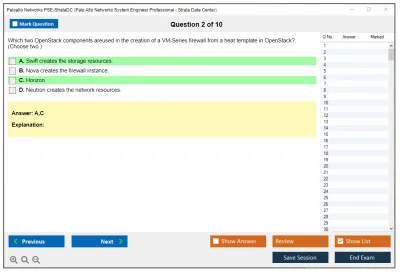 Palo Alto Networks PSE-StrataDC Palo Alto Networks System Engineer Professional - Strata Data Center Practice test exam simulator test engine exam Prep practice test questions answers Image 2