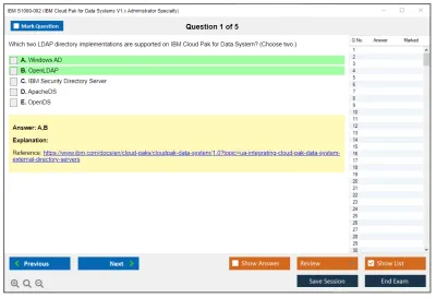 IBM S1000-002 IBM Cloud Pak for Data Systems V1.x Administrator Specialty Practice test exam simulator test engine exam Prep practice test questions answers Image 1