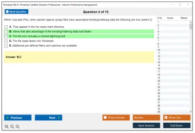 Riverbed 299-01 Riverbed Certified Solutions Professional - Network Performance Management Practice test exam simulator test engine exam Prep practice test questions answers Image 4