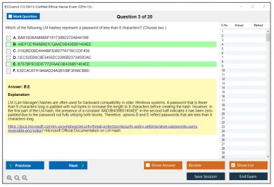 ECCouncil 312-50v13 Certified Ethical Hacker Exam (CEHv13) Practice test exam simulator test engine exam Prep practice test questions answers Image 3