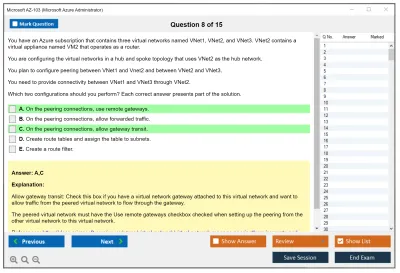 Microsoft AZ-103 Microsoft Azure Administrator Practice test exam simulator test engine exam Prep practice test questions answers Image 8