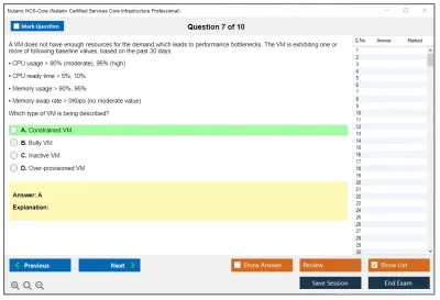 Nutanix NCS-Core Nutanix Certified Services Core Infrastructure Professional Practice test exam simulator test engine exam Prep practice test questions answers Image 7