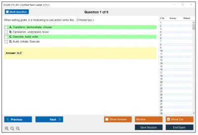 GAQM CTL-001 Certified Team Leader (CTL) Practice test exam simulator test engine exam Prep practice test questions answers Image 1
