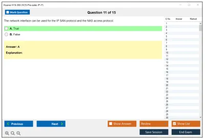 Huawei H19-369 HCS-Pre-sales IP-IT Practice test exam simulator test engine exam Prep practice test questions answers Image 11