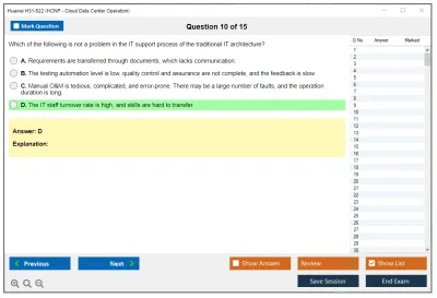 Huawei H31-522 Huawei Certified Network Professional –Cloud DataCentre Operations Practice test exam simulator test engine exam Prep practice test questions answers Image 10