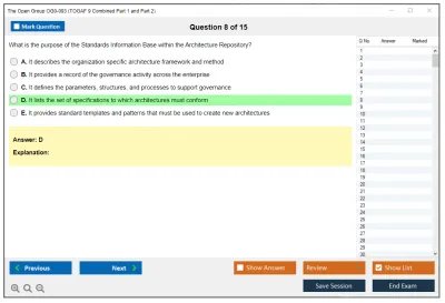 The Open Group OG0-093 TOGAF 9.2 Combined Part 1 and Part 2 Practice test exam simulator test engine exam Prep practice test questions answers Image 8