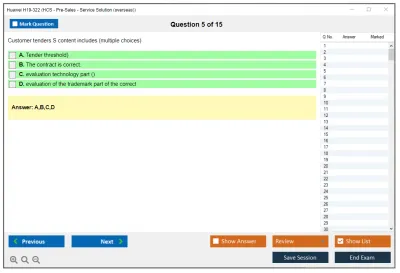 Huawei H19-322 HCS - Pre-Sales - Service Solution (overseas) Practice test exam simulator test engine exam Prep practice test questions answers Image 5