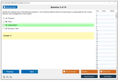 Exin EX0-002 PRINCE2 Foundation (by Exin) Practice test exam simulator test engine exam Prep practice test questions answers Image 5