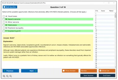 NCLEX NCLEX-PN National Council Licensure Examination(NCLEX-PN) Practice test exam simulator test engine exam Prep practice test questions answers Image 3
