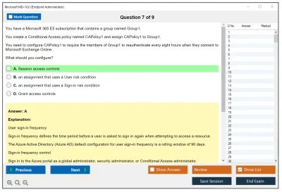 Microsoft MD-102 Endpoint Administrator Practice test exam simulator test engine exam Prep practice test questions answers Image 7